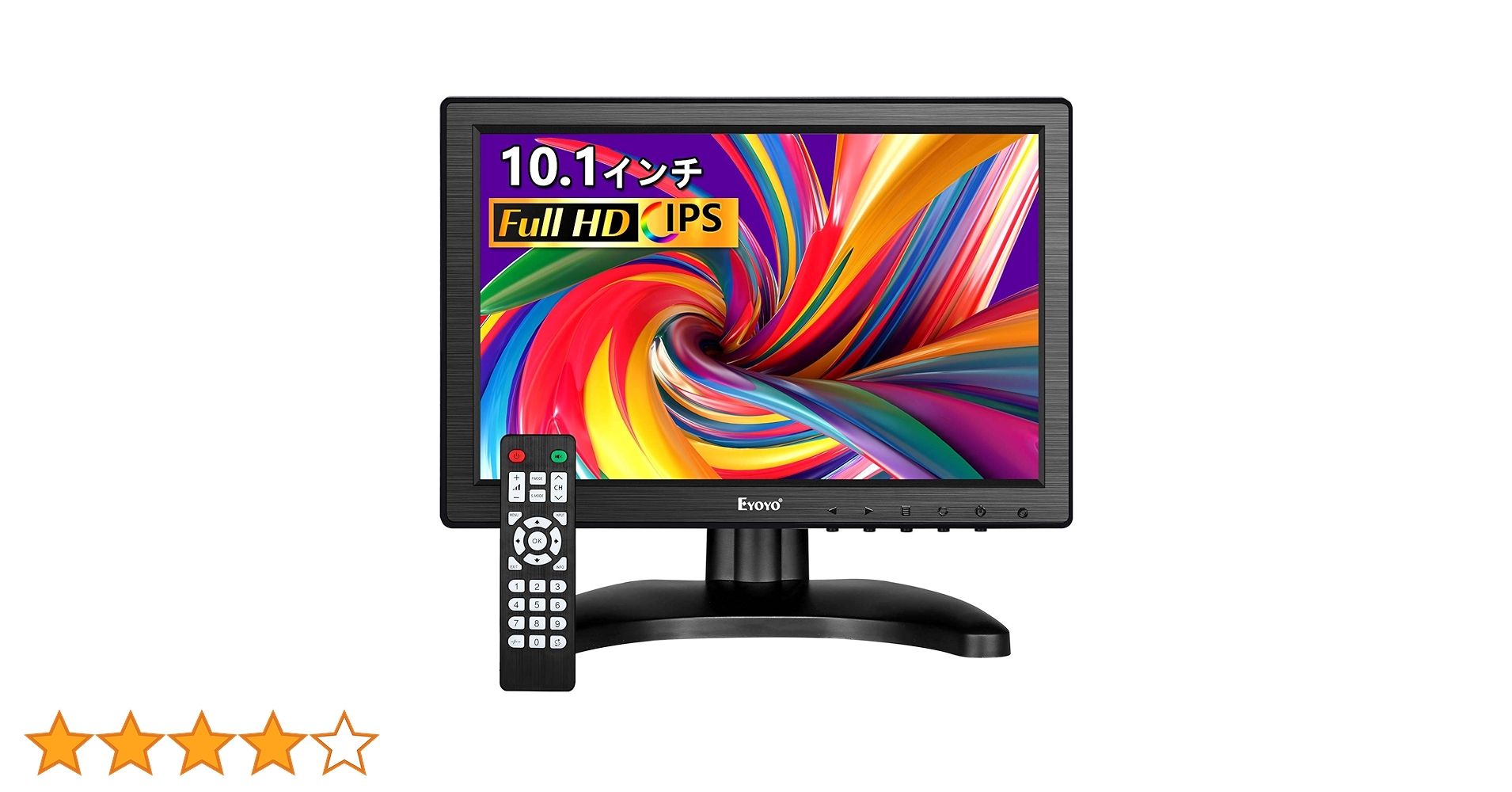 Amazon.co.jp: Eyoyo 10.1インチ 小型モニター 液晶 IPS 1280